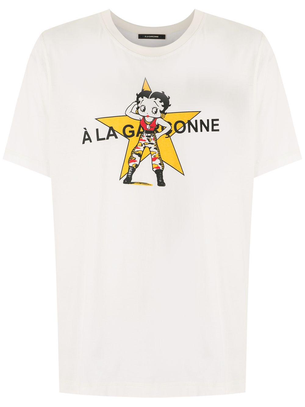 Betty Boop Star basic T-shirt by A LA GARCONNE