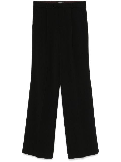 pleat-detail trousers by A.M.G.