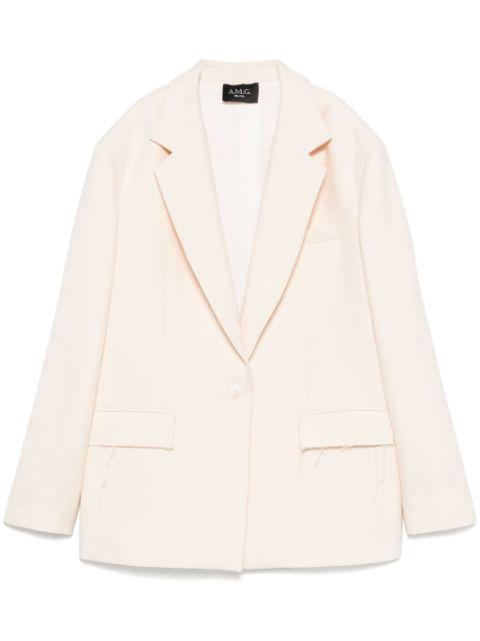 single-breasted blazer by A.M.G.