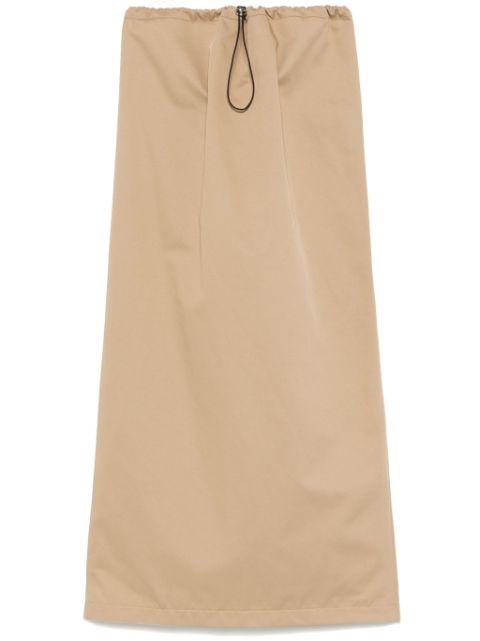 twill maxi skirt by A.M.G.
