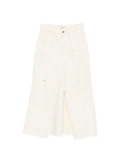 upcycled front-slit skirt by A.N.G.E.L.O. VINTAGE UPCYCLING