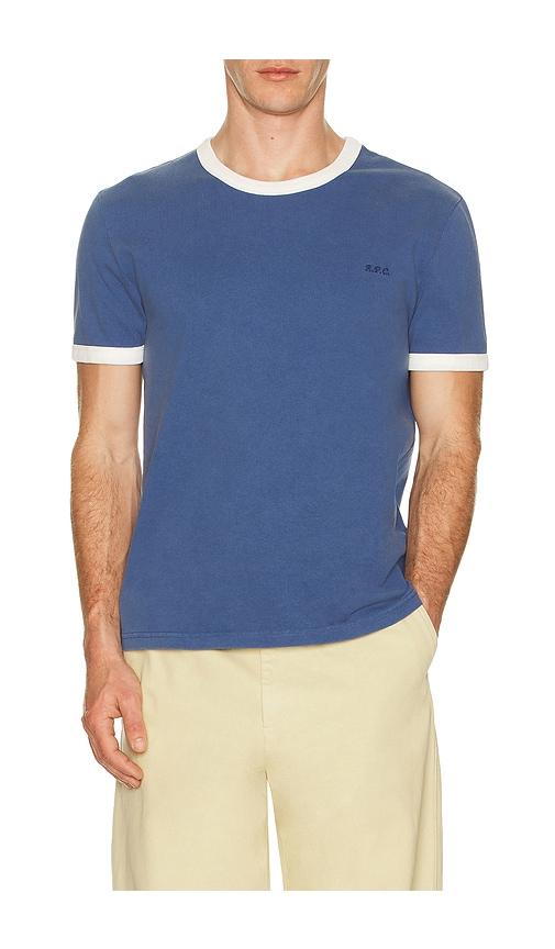 A.P.C. Contrast T-Shirt in Blue by A.P.C.