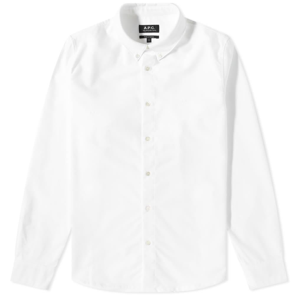 A.P.C. Greg Logo Button Down Oxford Shirt by A.P.C.