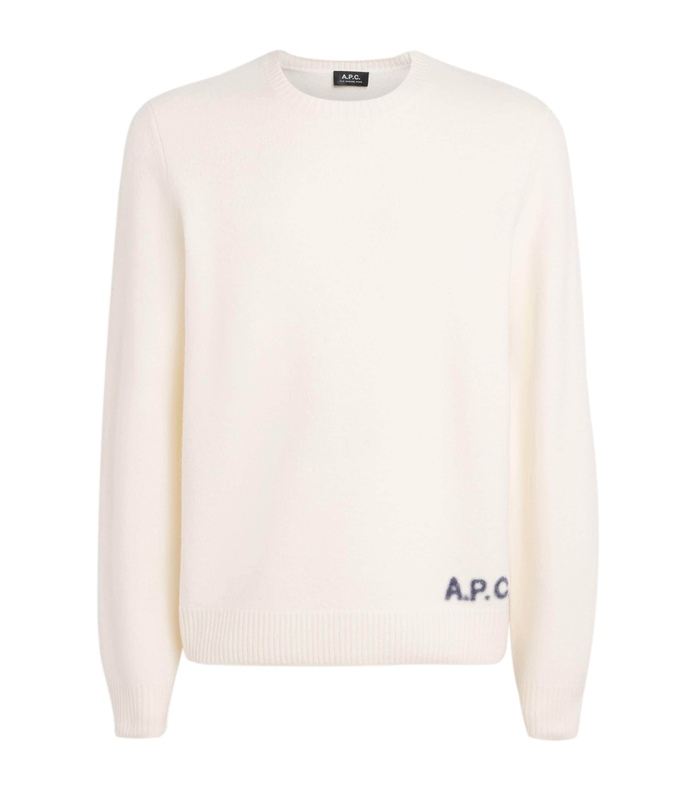 A.P.C. Merino Wool Edward Logo Sweater by A.P.C.