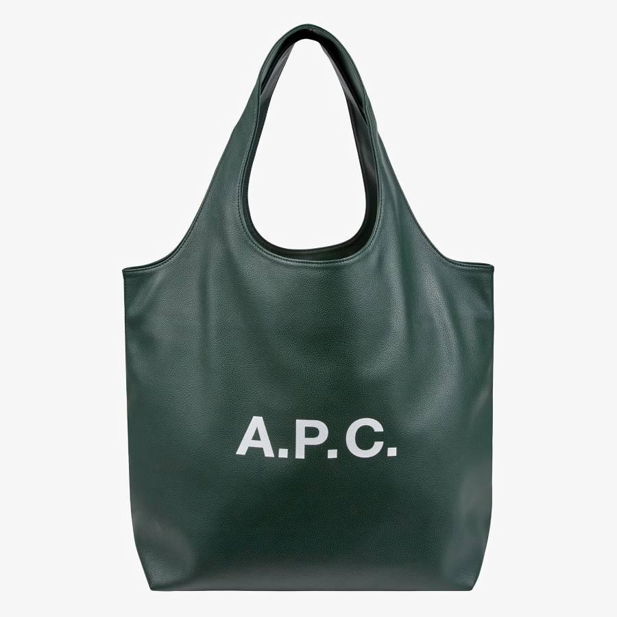 A.P.C. Ninon Tote Bag in Dark Green by A.P.C.