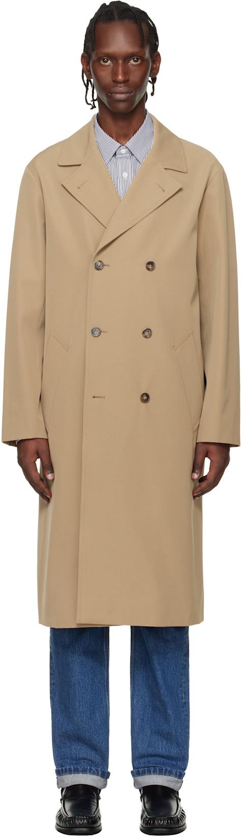 Beige Croisé Coat by A.P.C.