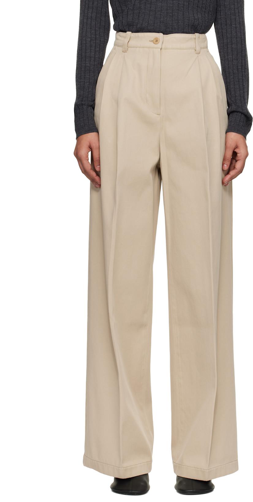 Beige Ginny Trousers by A.P.C.