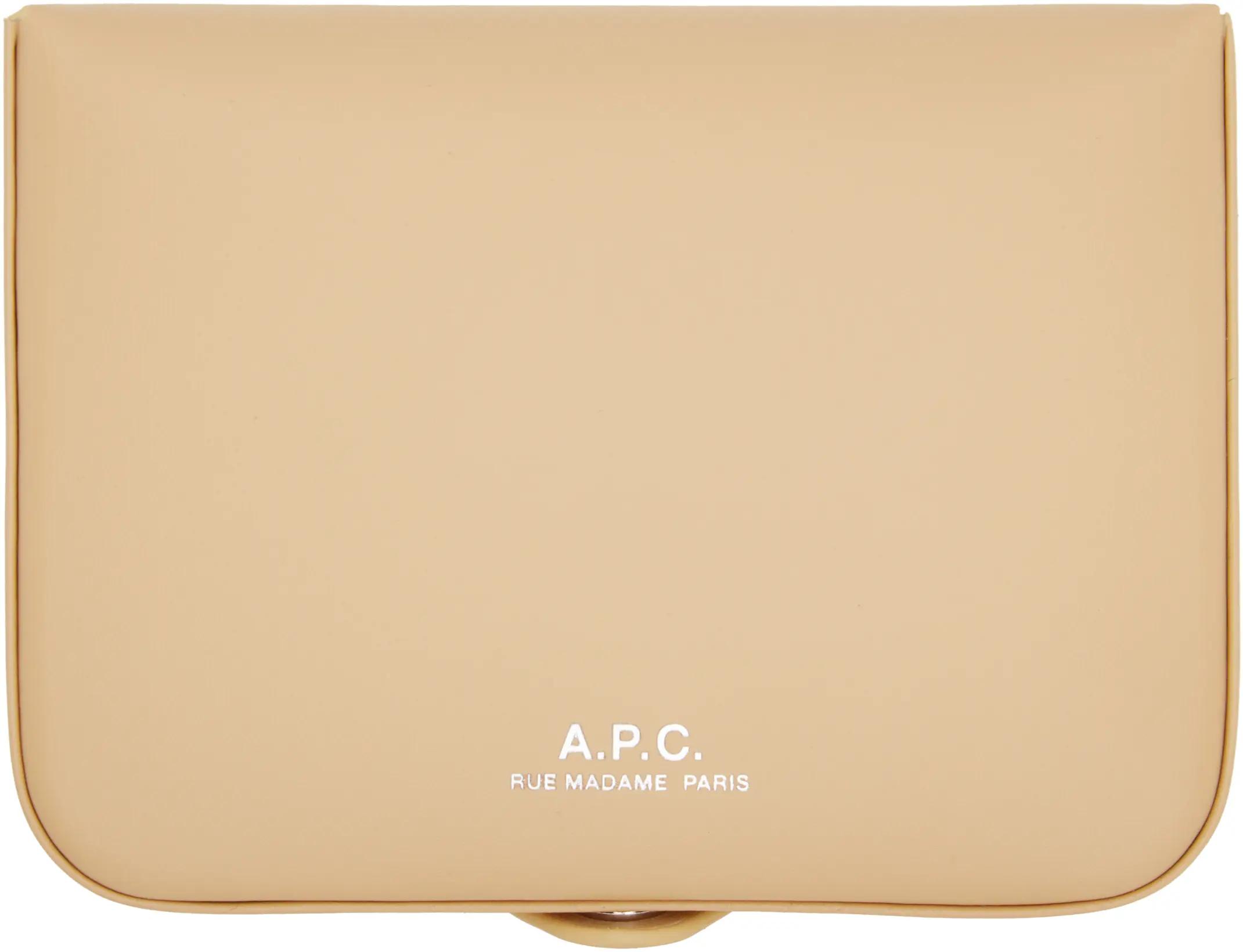 Beige Josh Card Holder by A.P.C.
