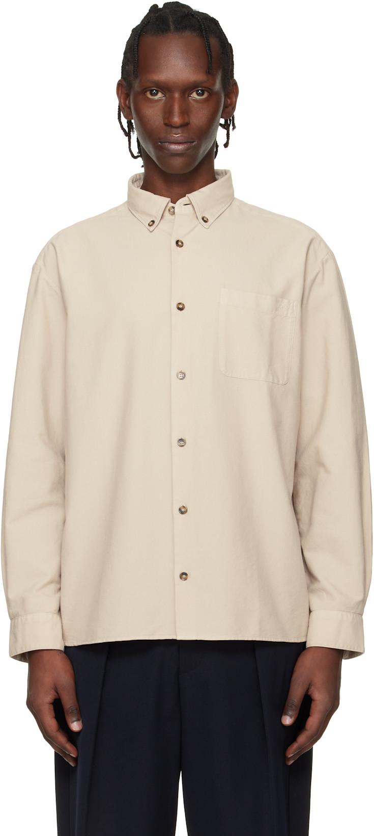 Beige Mateo Logo Shirt by A.P.C.