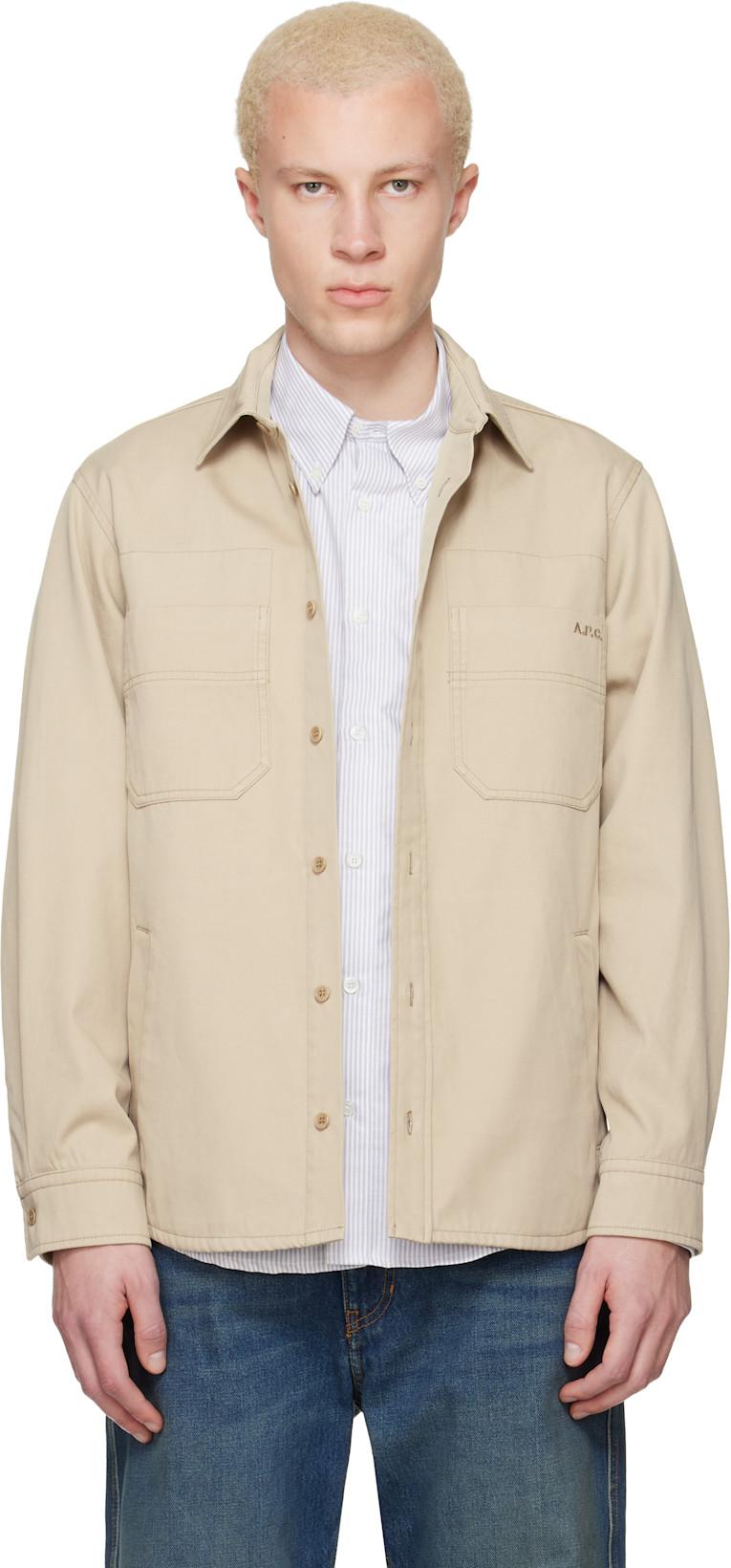 Beige Noah Jacket by A.P.C.