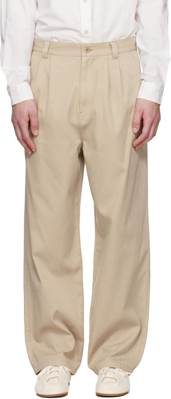 Beige Ricky Trousers by A.P.C.