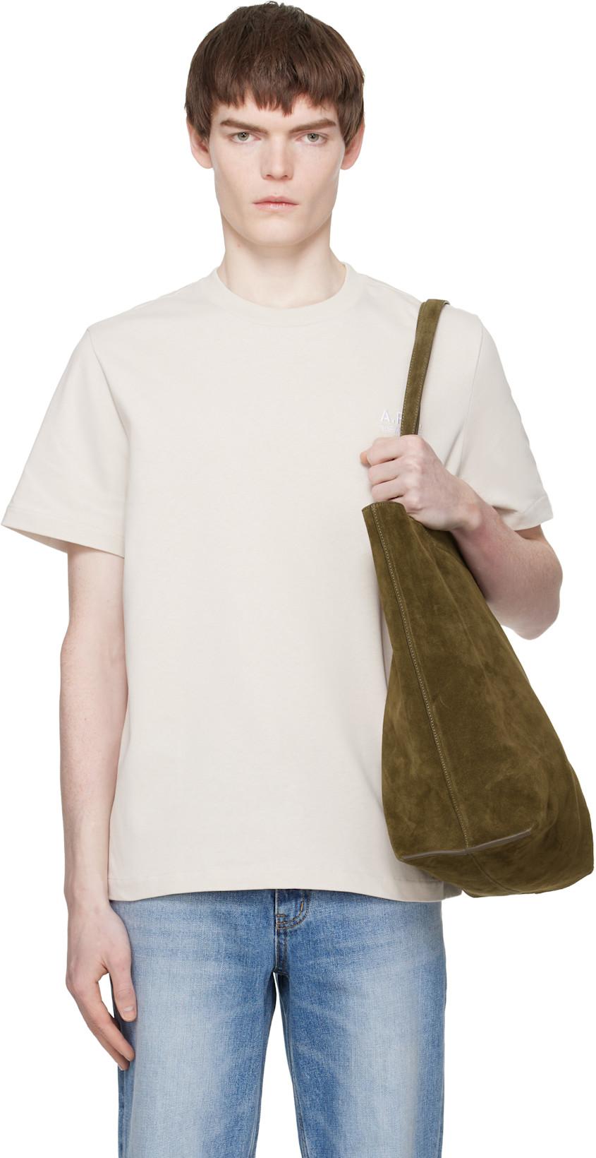 Beige Standard 'Rue Madame' T-shirt by A.P.C.