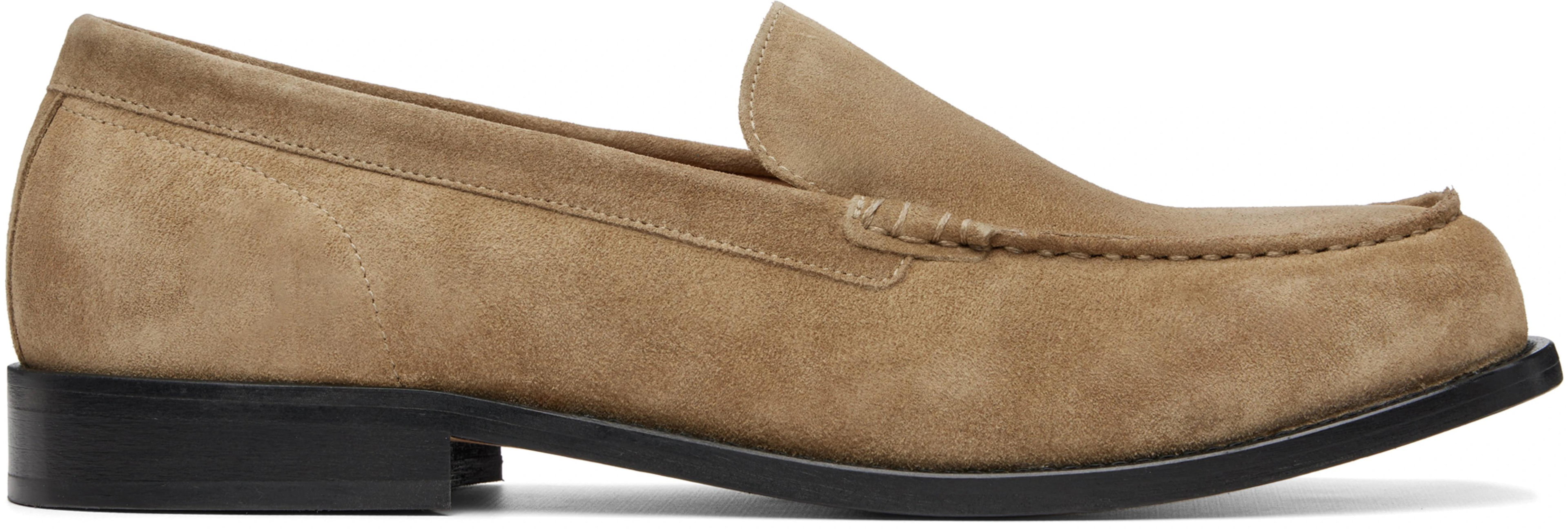Beige Suede Loafers by A.P.C.