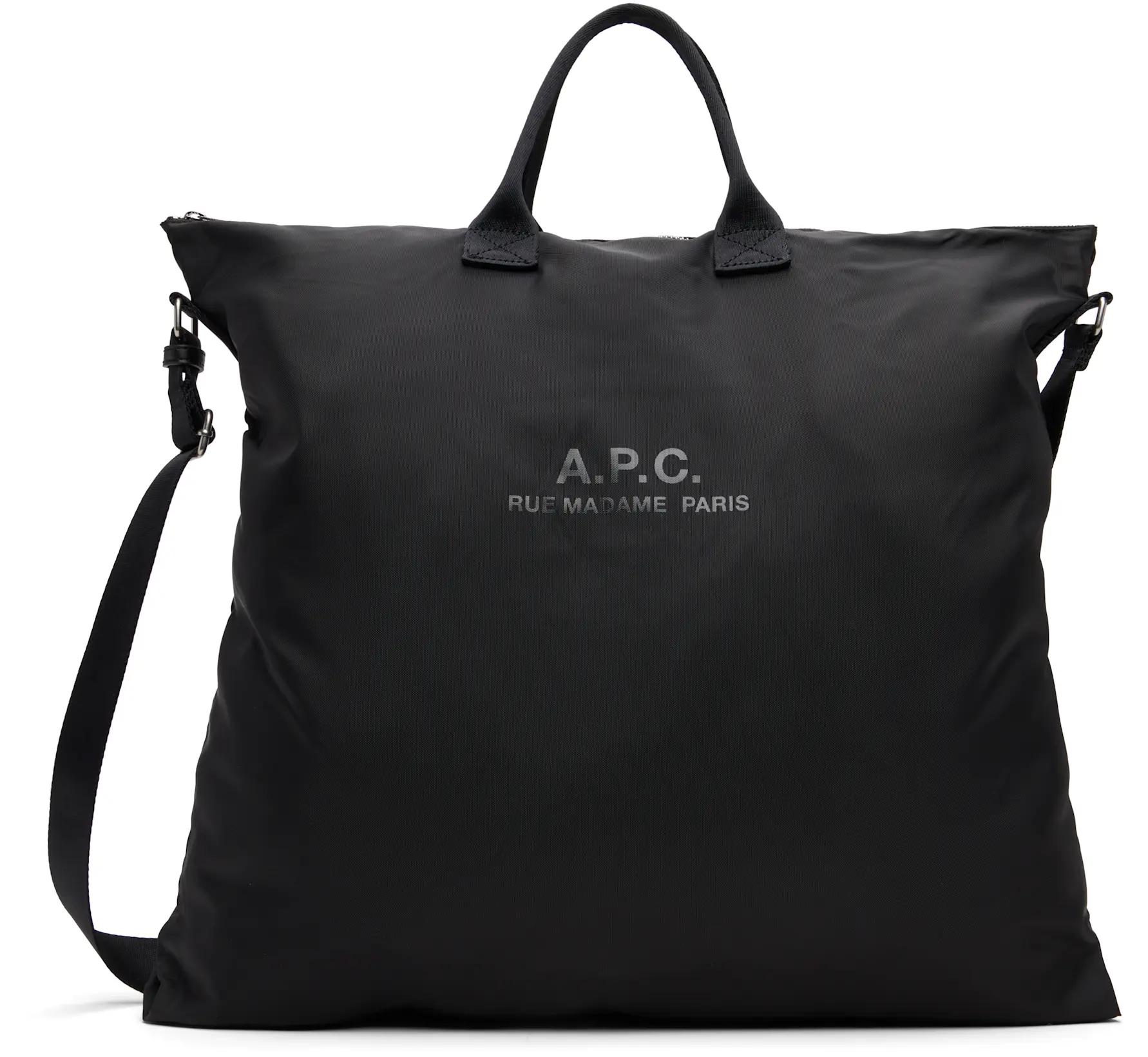 Black Backstage Crossbody Tote by A.P.C.