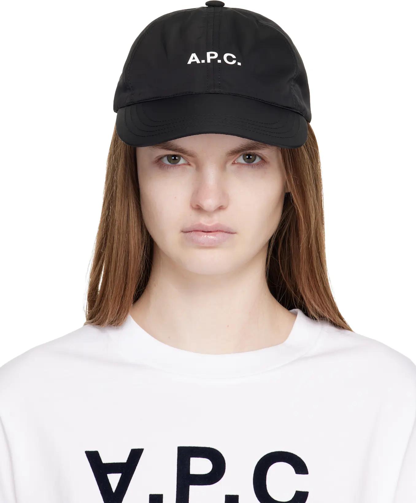 Black Charlie Cap by A.P.C.