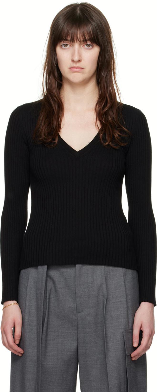 Black Katie Holmes Edition Camille Sweater by A.P.C.