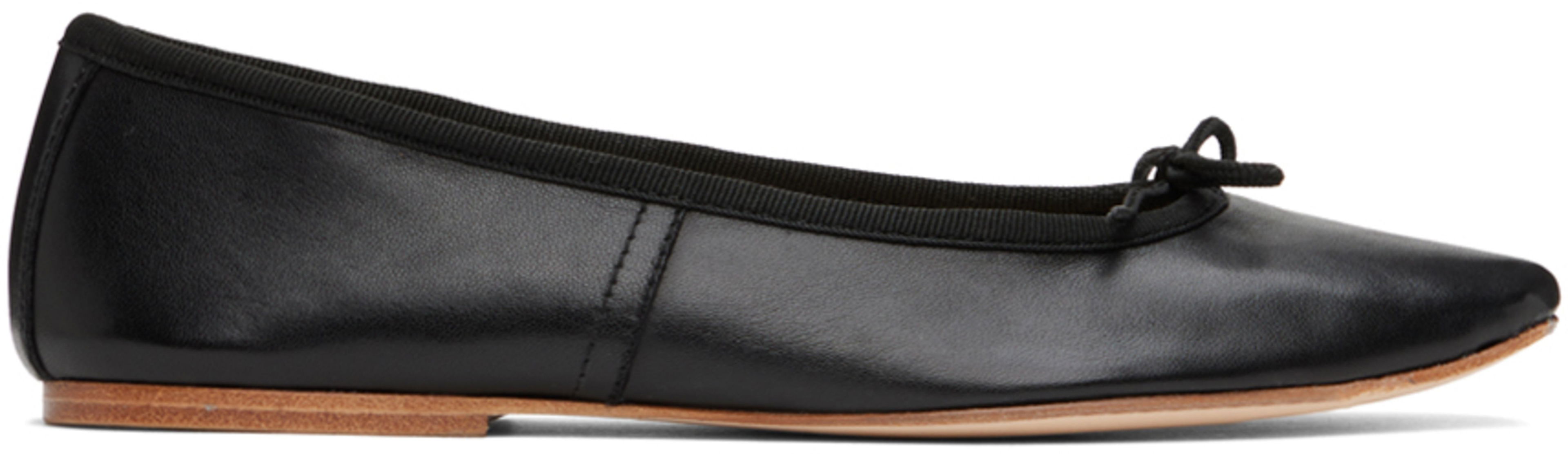Black Leah Ballerina Flats by A.P.C.