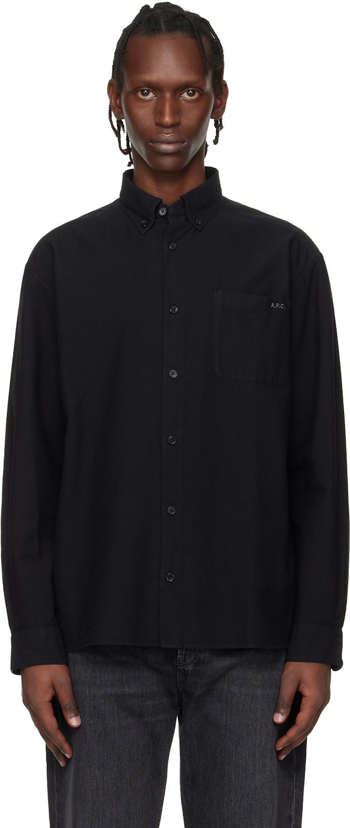 Black Mateo Logo Shirt by A.P.C.