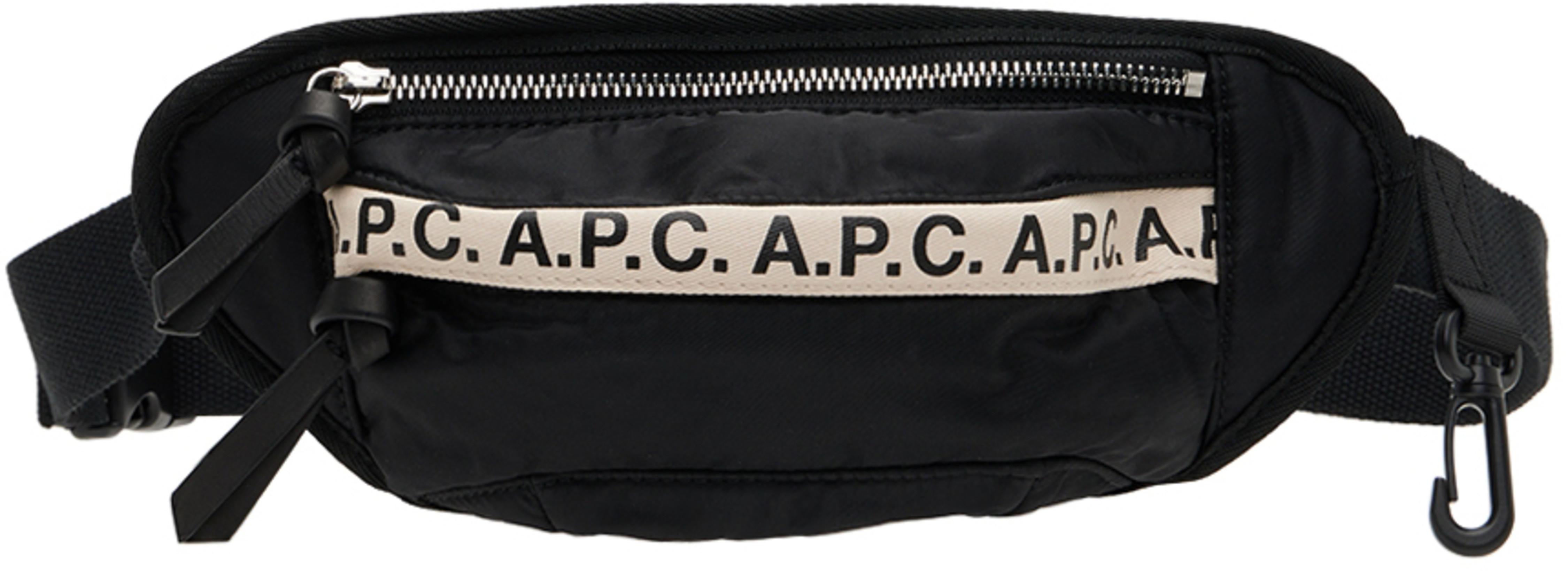 Black Mini Repeat Bum Bag by A.P.C. jellibeans