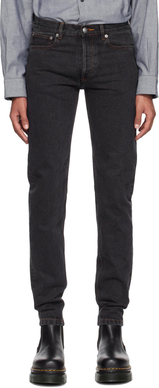 Black New Standard Jeans by A.P.C.