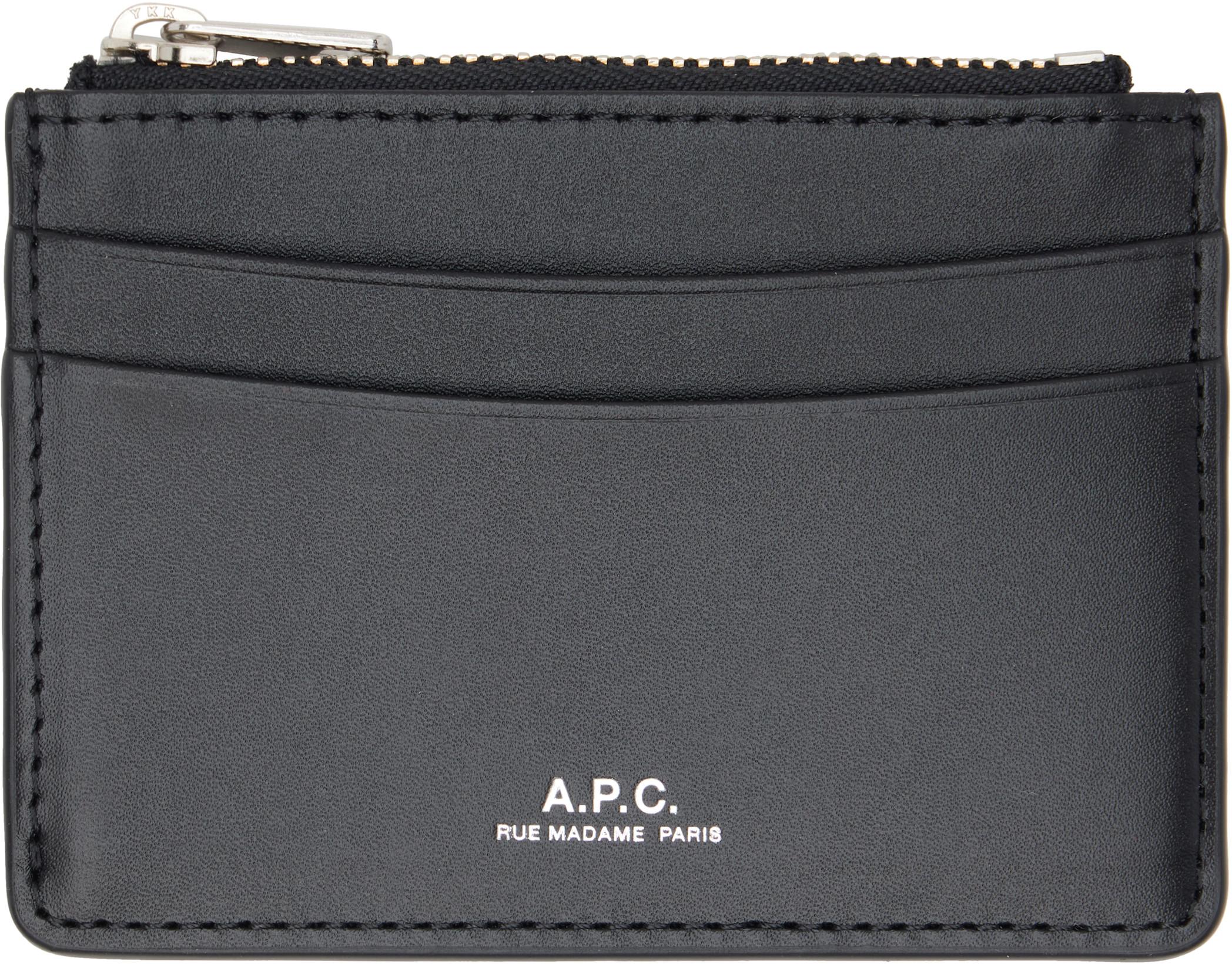 Black Paris Card Holder by A.P.C.
