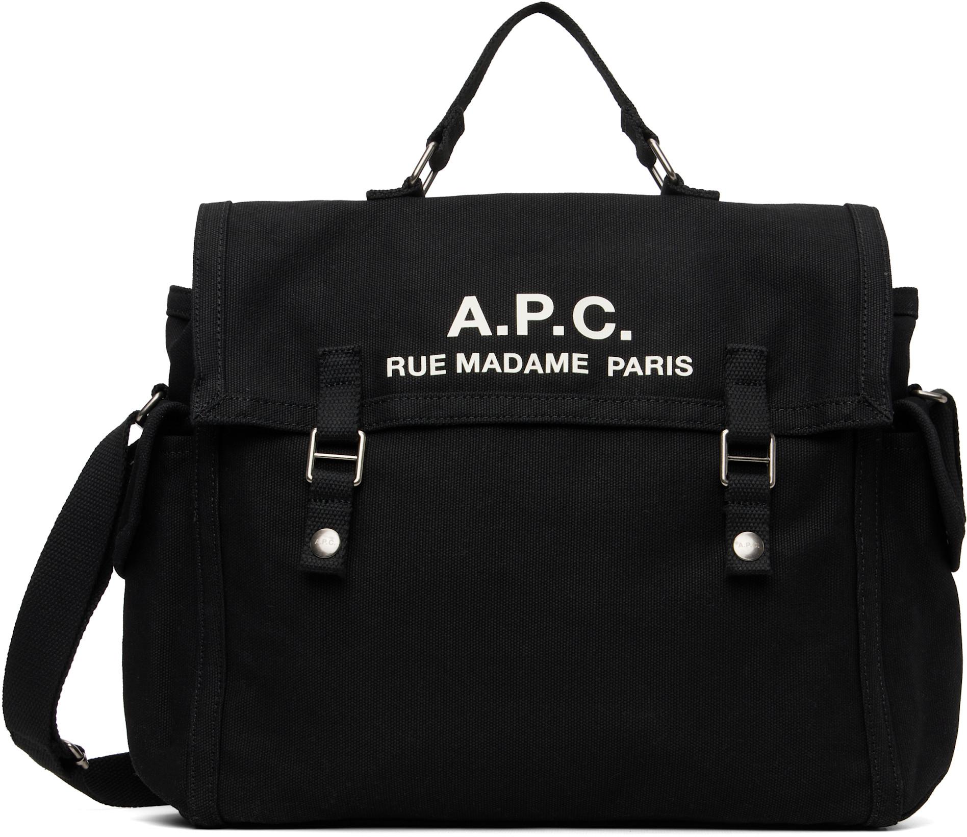 Black Recuperation Satchel by A.P.C.