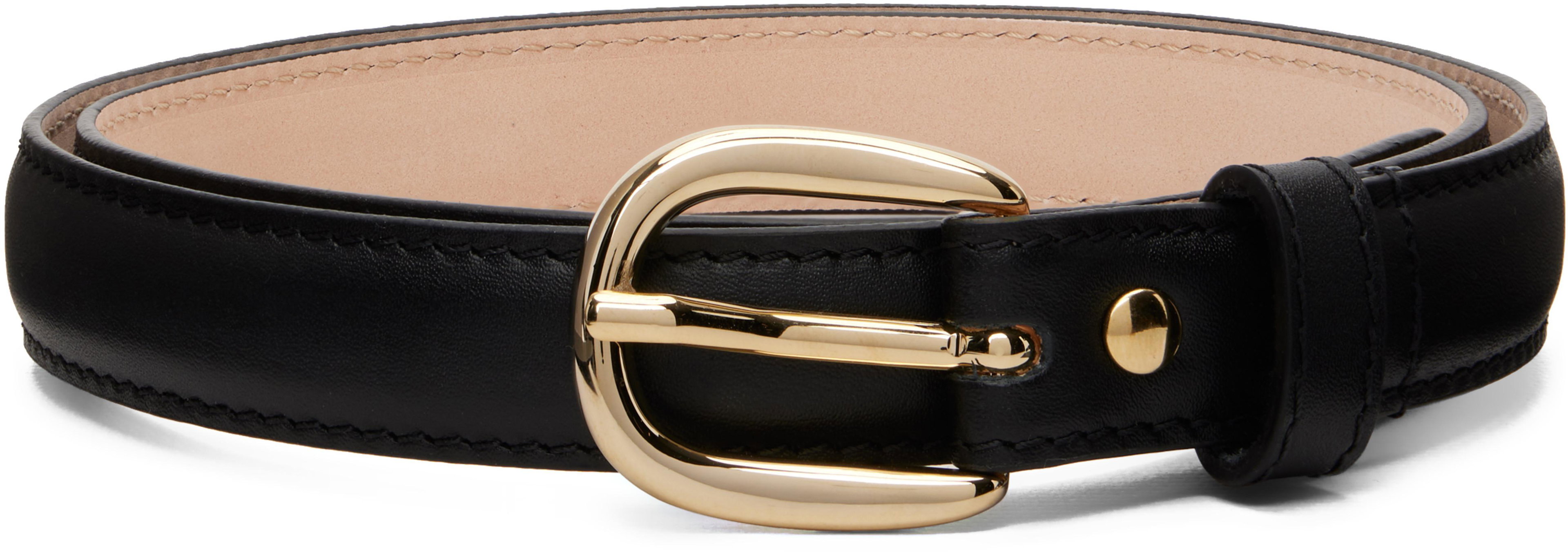 Black Rosette Belt by A.P.C.