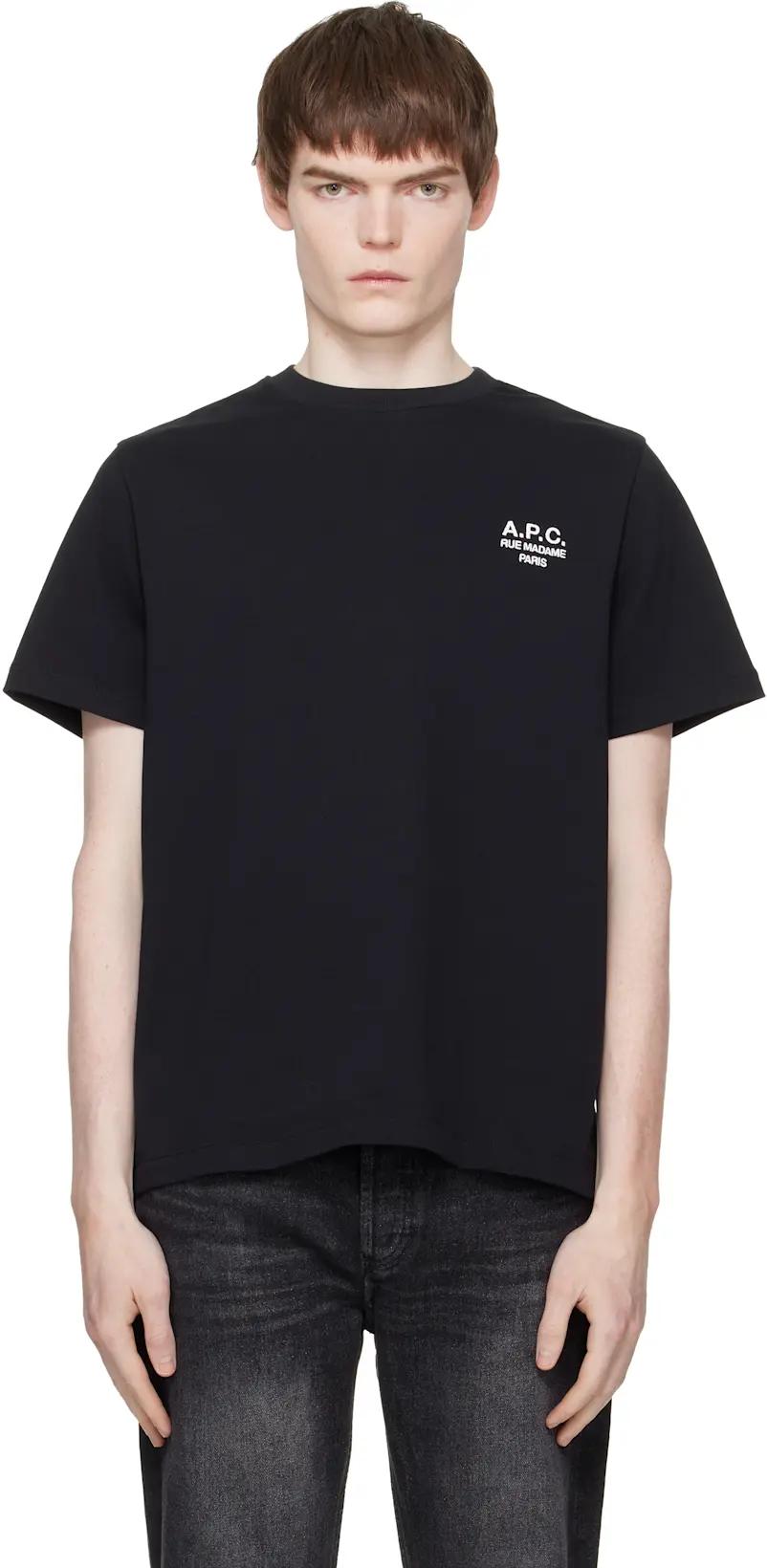 Black Standard 'Rue Madame' T-shirt by A.P.C.