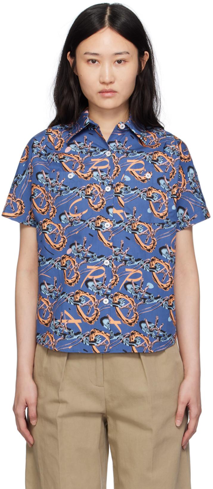 Blue Brain Dead Edition Ross Shirt by A.P.C.
