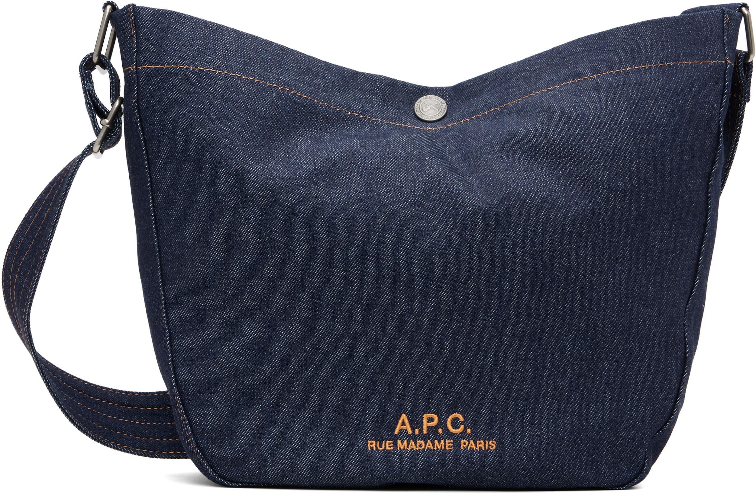Blue Journal Small Satchel by A.P.C.