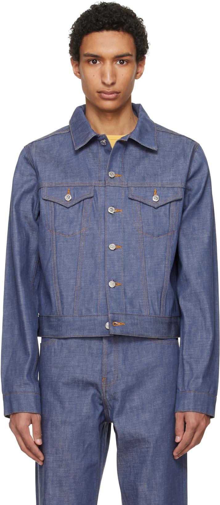 Blue Lenny Denim Jacket by A.P.C.