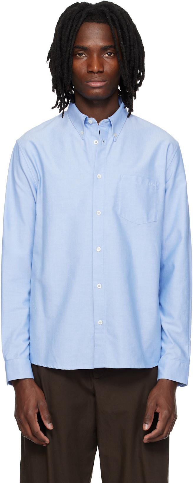 Blue New Greg Shirt by A.P.C.