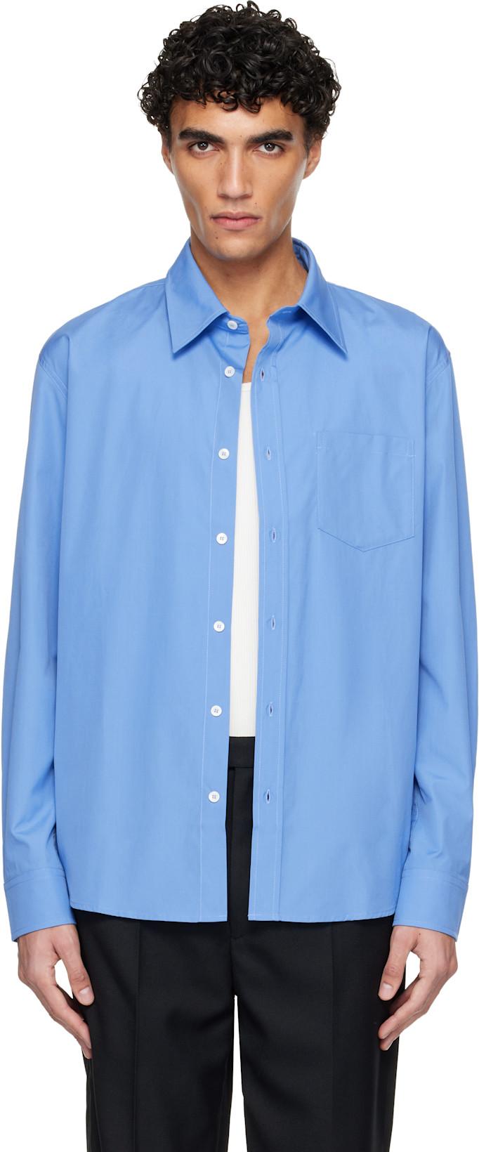 Blue Organic Cotton Shirt by A.P.C.