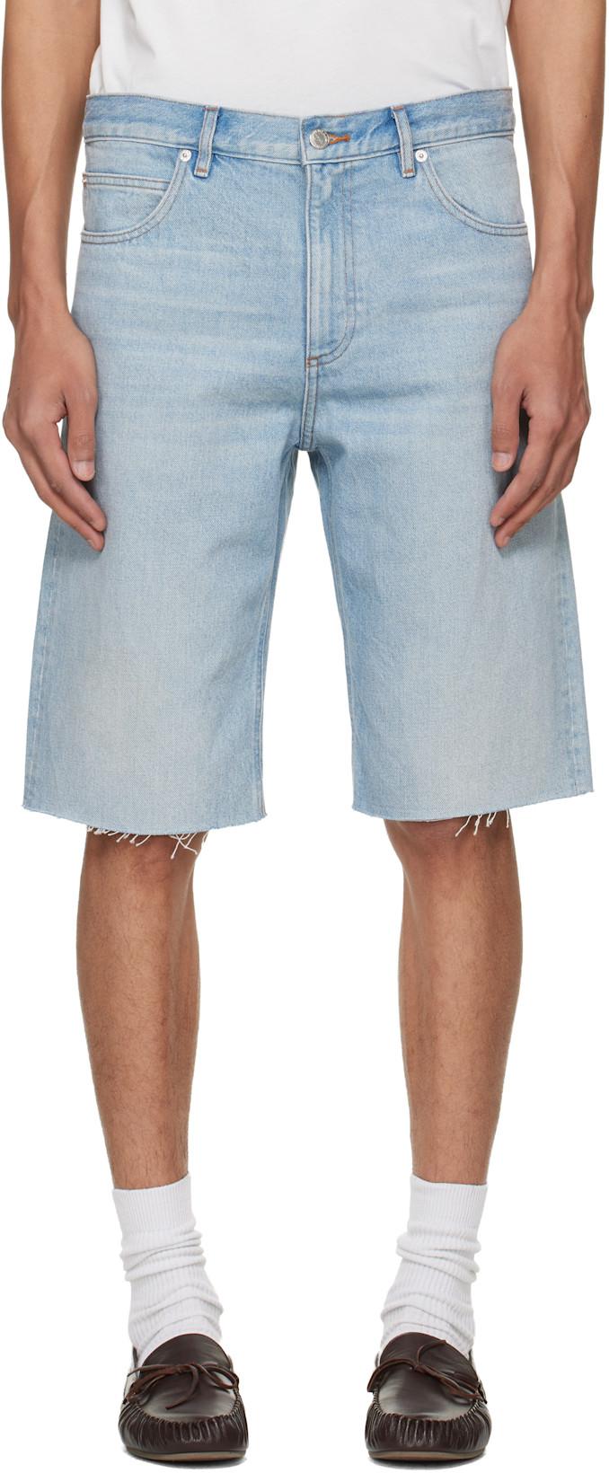 Blue Sam Denim Bermuda Shorts by A.P.C.