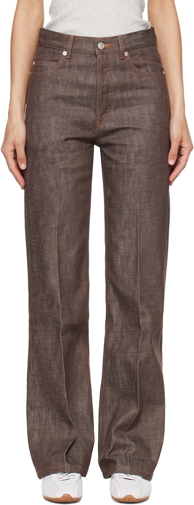 Brown Arno Jeans by A.P.C.