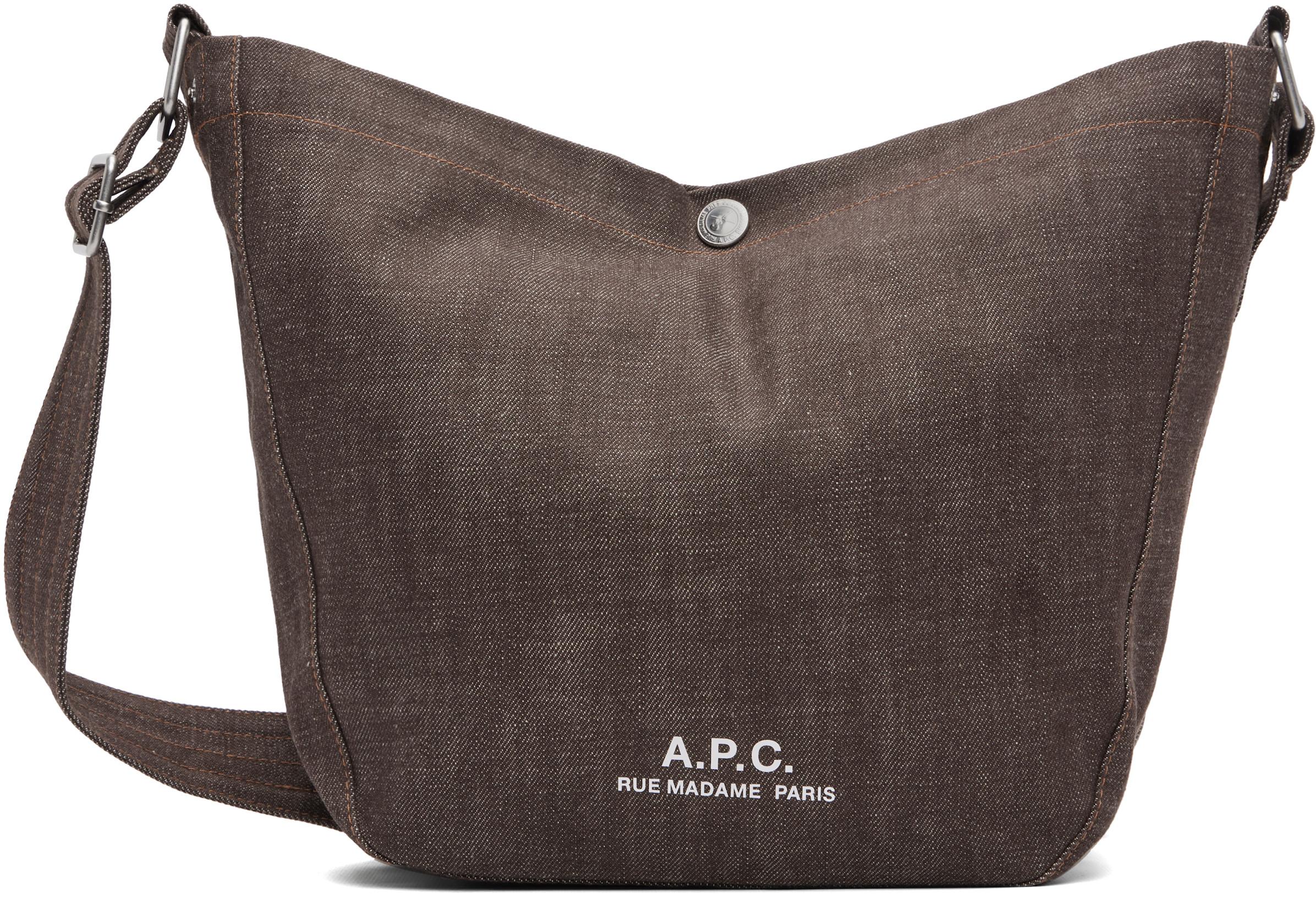 Brown Journal Small Satchel by A.P.C.