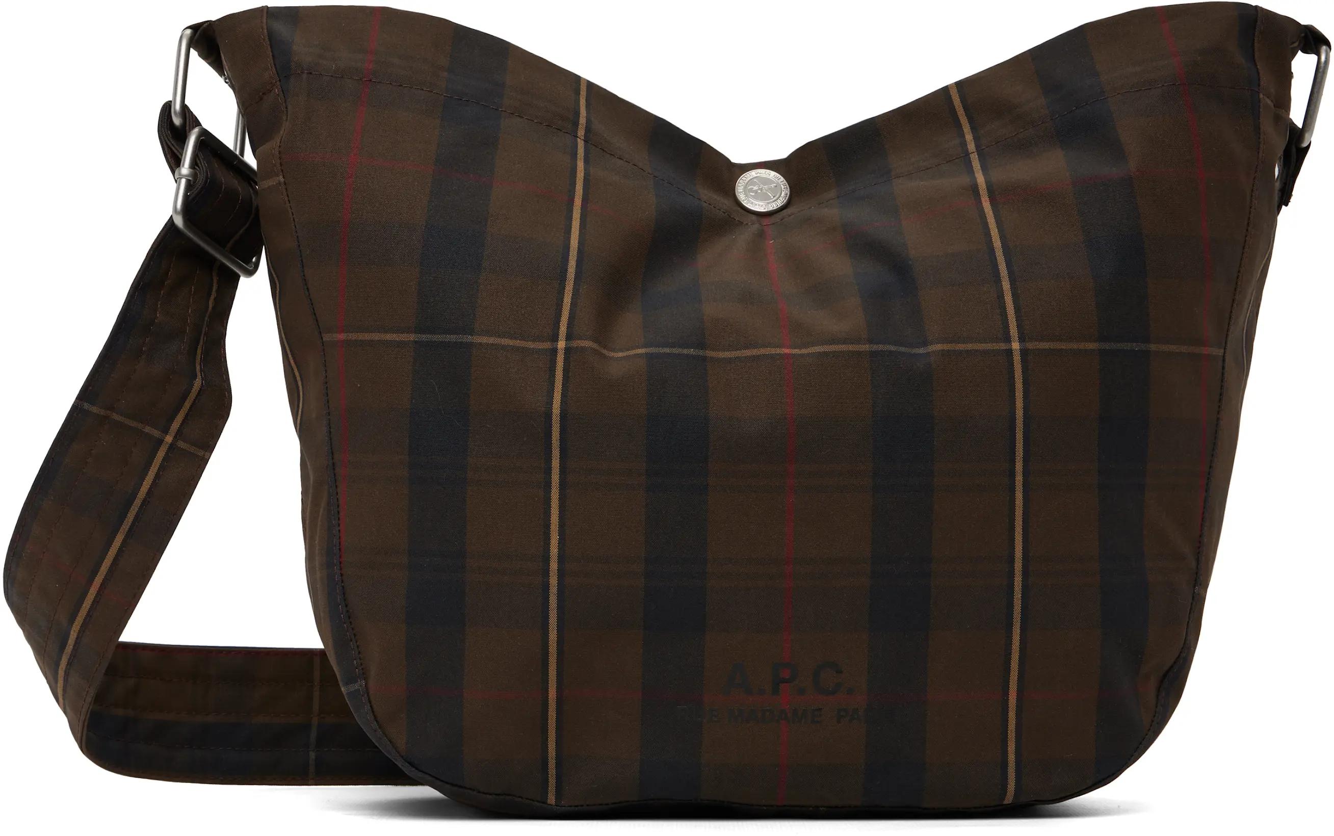 Brown Journal Small Satchel Bag by A.P.C.