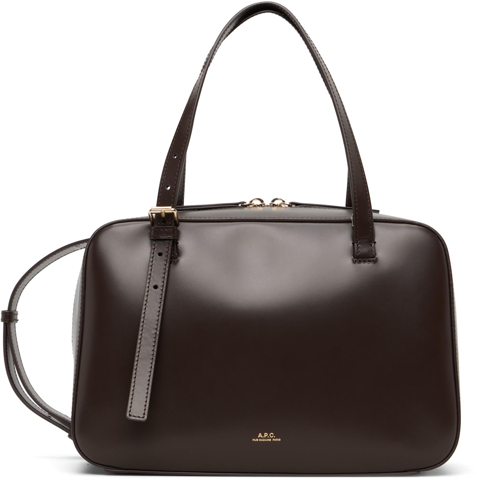 Brown Virginie Box Bag by A.P.C.