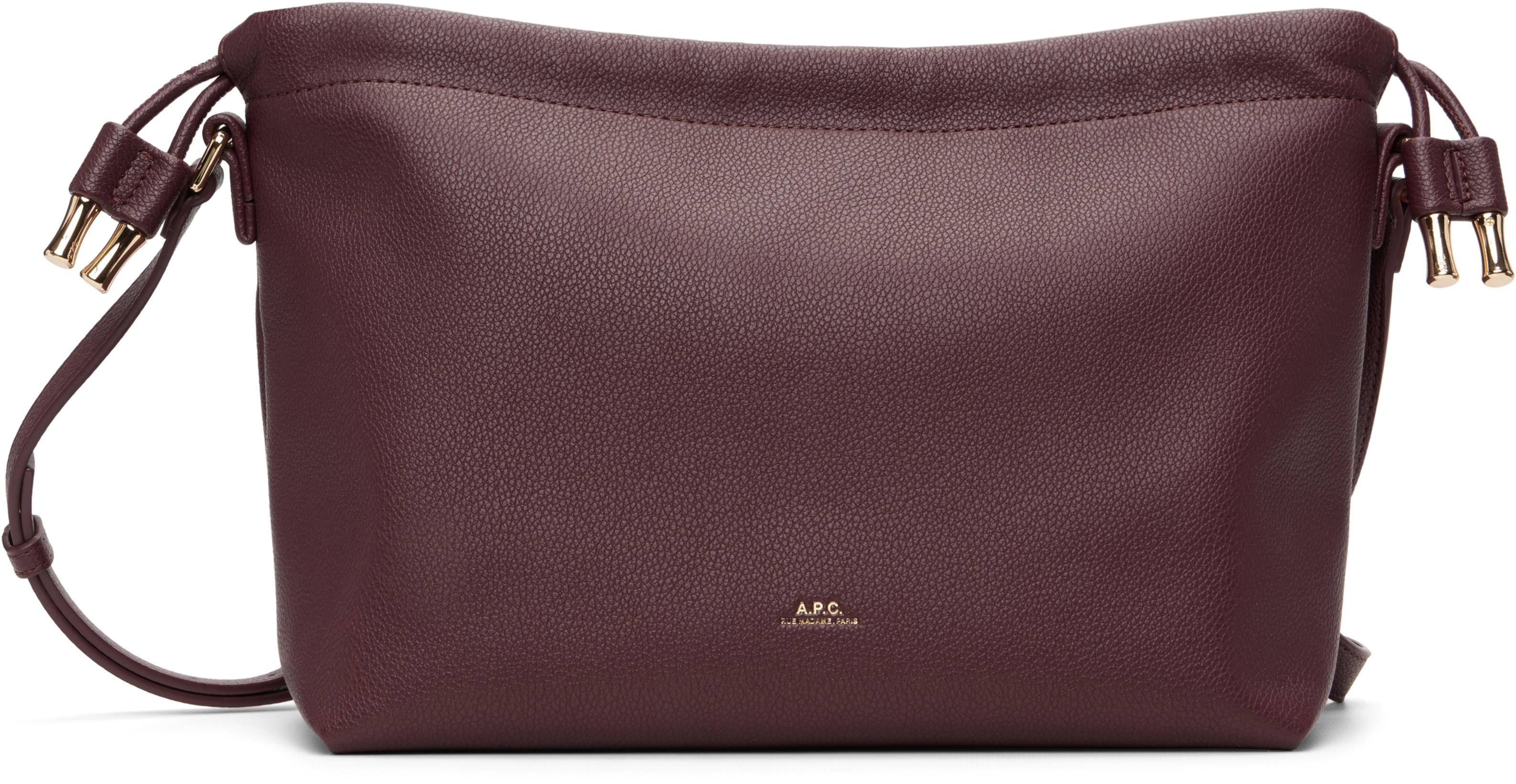 Burgundy Ninon Bag by A.P.C.