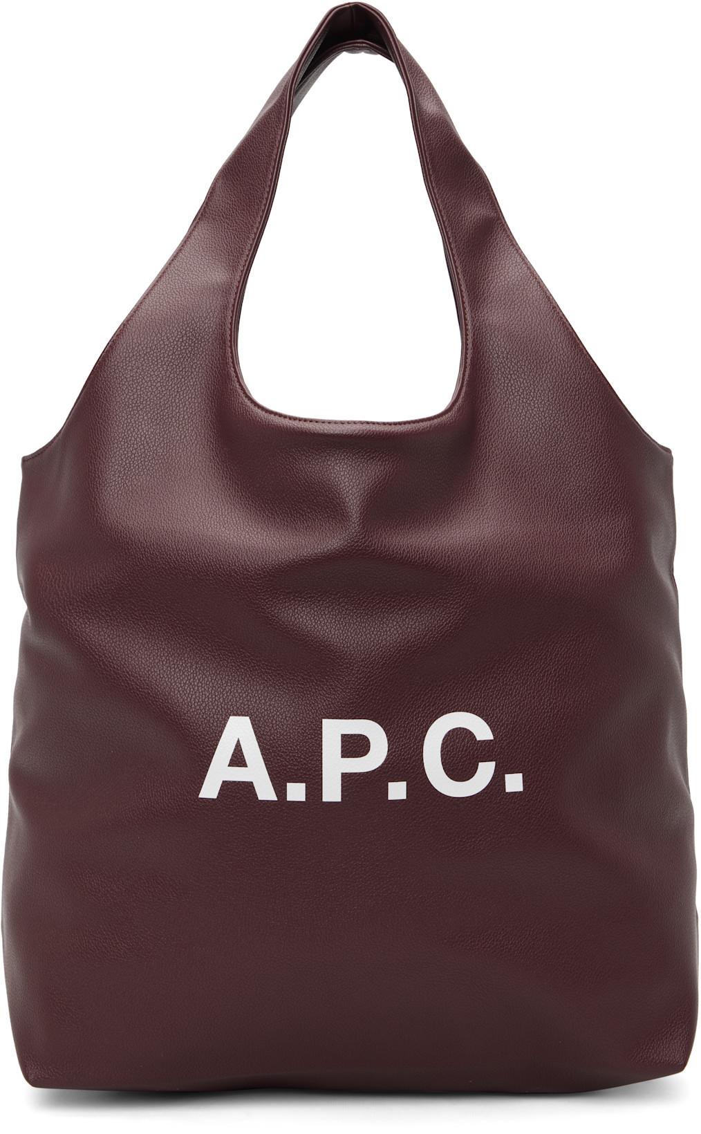 Burgundy Ninon Tote by A.P.C.