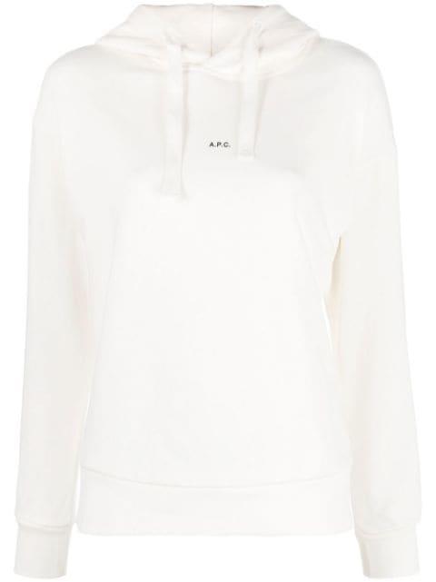 Christaina logo-print hoodie by A.P.C.