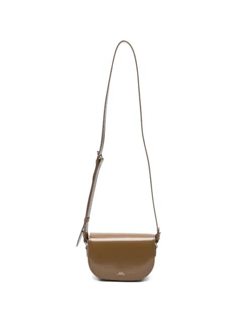 Demi-Lune patent leather crossbody bag by A.P.C.