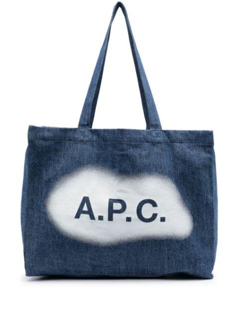 Diane denim tote bag by A.P.C.