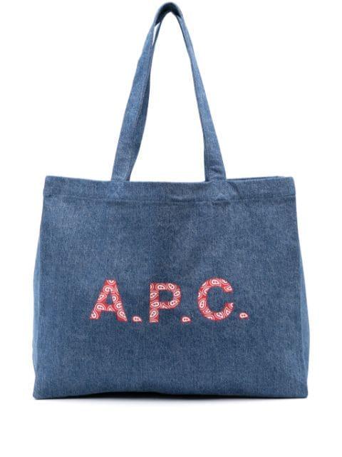 Diane denim tote bag by A.P.C.