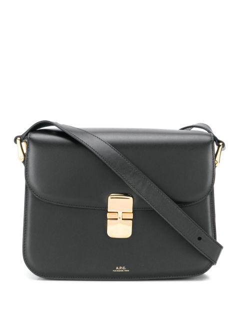 Grace leather cross body bag by A.P.C.