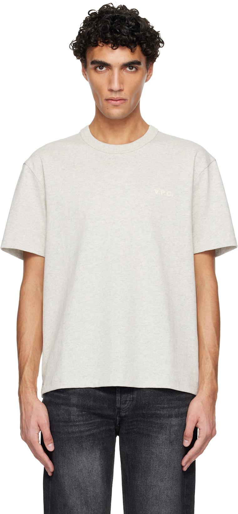 Gray Boxy Petit 'VPC' T-shirt by A.P.C.