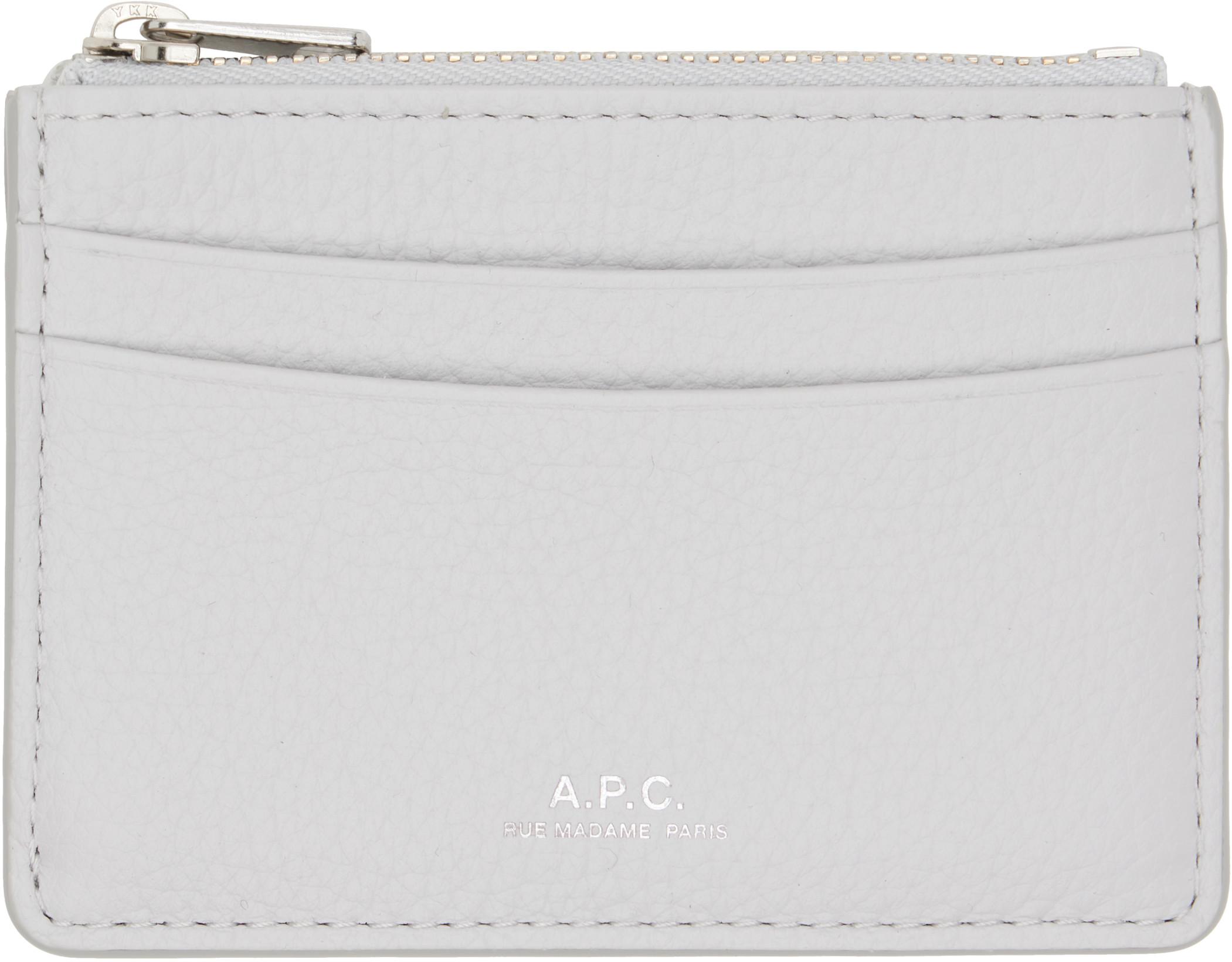 Gray Paris Card Holder by A.P.C.