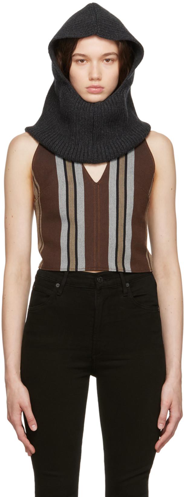 Gray Sacha Ski Mask by A.P.C.