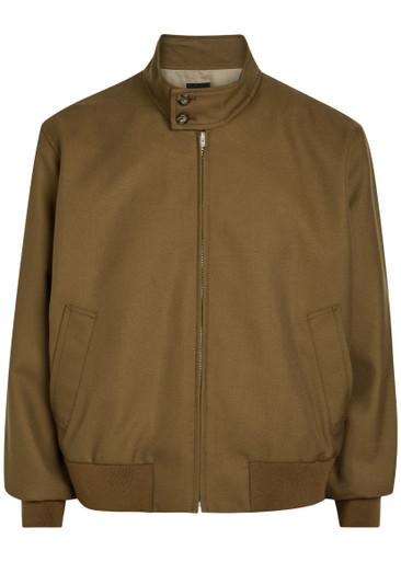 High-neck twill jacket by A.P.C.