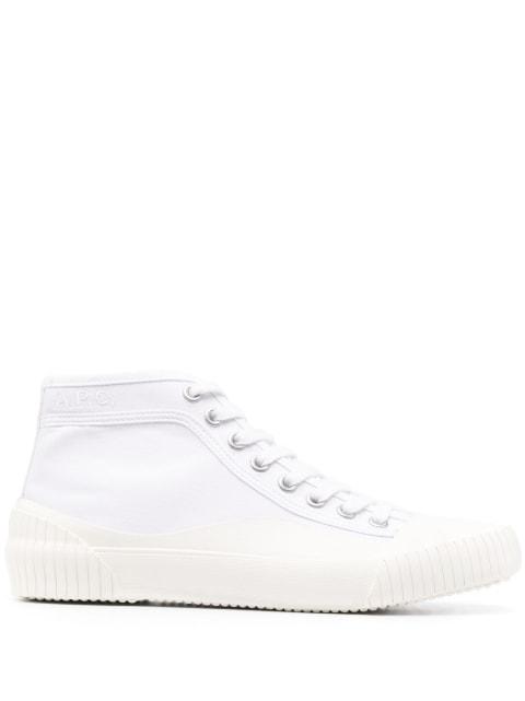 Iggy canvas high-top sneakers by A.P.C.